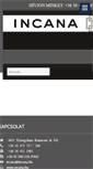 Mobile Screenshot of incana.hu