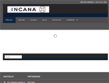 Tablet Screenshot of incana.hu